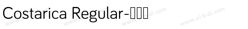 Costarica Regular字体转换